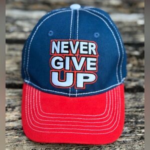 WWE John Cena U Can't Stop Me, U Can't C Me Never Give Up OSFA Baseball Cap F3